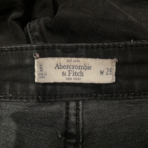 Abercrombie & Fitch Black Distressed Skinny Jeans - Picture 4 of 5